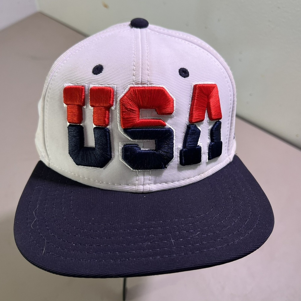 Essential American Flag Hat USA Embroidered Snapback Flat Bill Baseball Cap